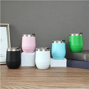 12oz pohár na víno s dvojitou stenou z nehrdzavejúcej ocele