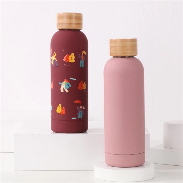 Water Bottle With Small Mouth Double Wall Insulated Bottle